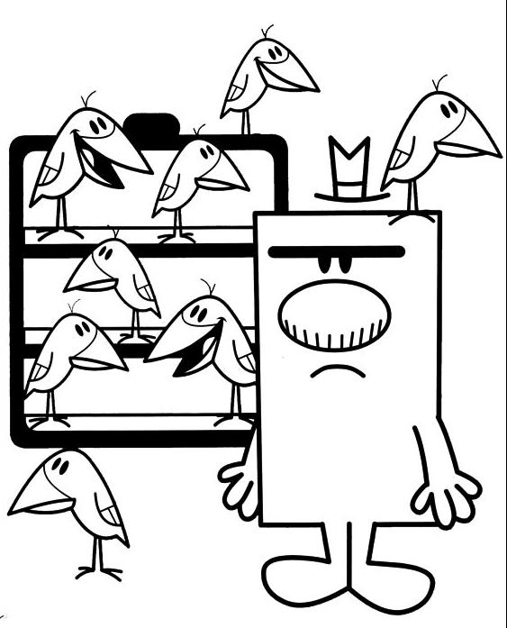 coloriage monsieur grincheux